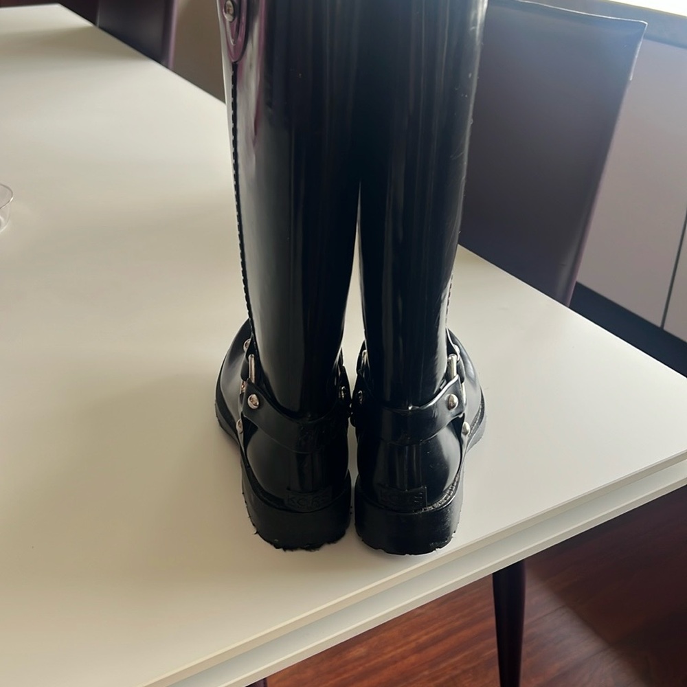 MICHAEL  Kors Black Winter & Rain Boots LIKE NEW - Picture 6 of 8